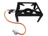 Gaskocher 10,5 kW, ZÜNDSICHERUNG, PIEZOZÜNDUNG, SCHLAUCH UND REGLER (Bild für) Gaskocher 10,5 kW, ZÜNDSICHERUNG, PIEZOZÜNDUNG, SCHLAUCH UND REGLER